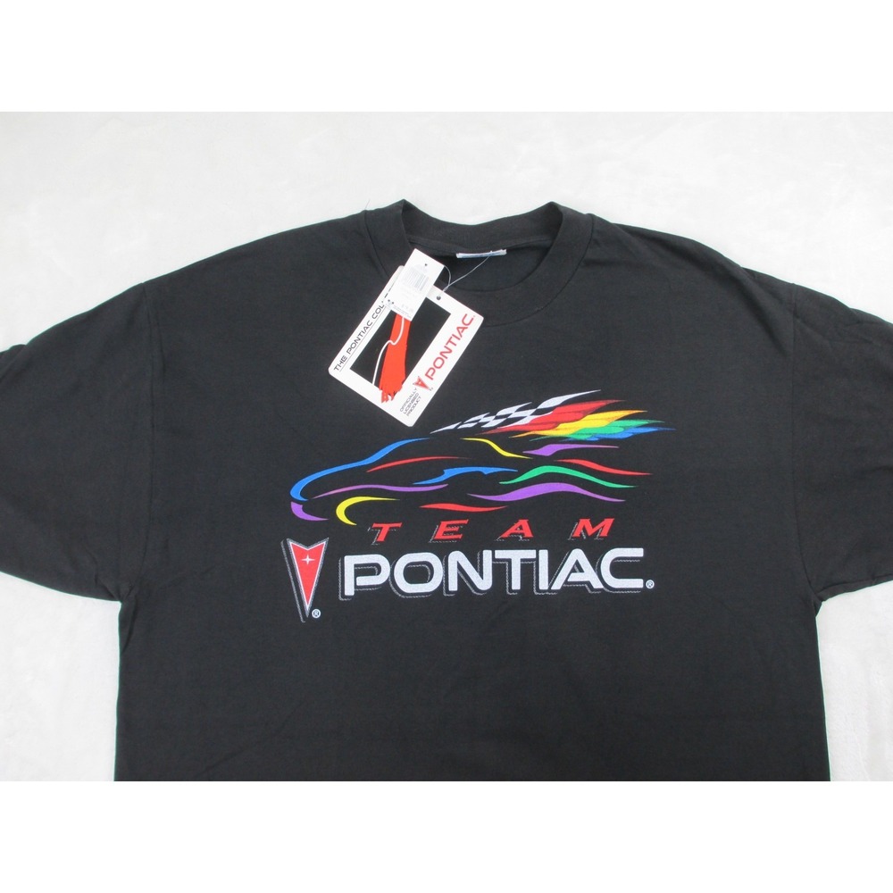 NEW VINTAGE Team Pontiac Shirt Mens Extra Large Black Racing Car Collection* - Picture 3 of 9